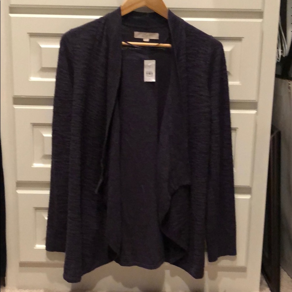 NWT Loft Cascading Cardi